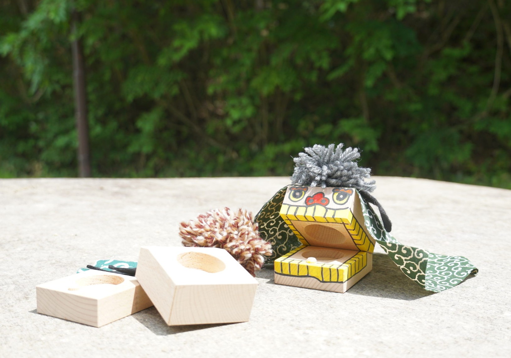 高山祭のお獅子|おししカスタネット木工体験